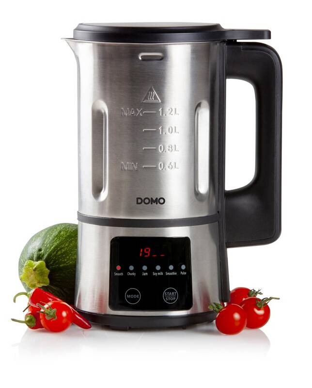 Automatický polévkovar Domo DO727BL, nerez