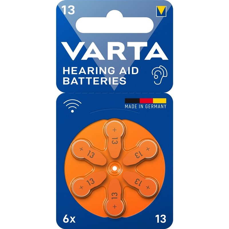 Baterie do naslouchadel Varta Hearing Aid Battery 13, blistr 6ks