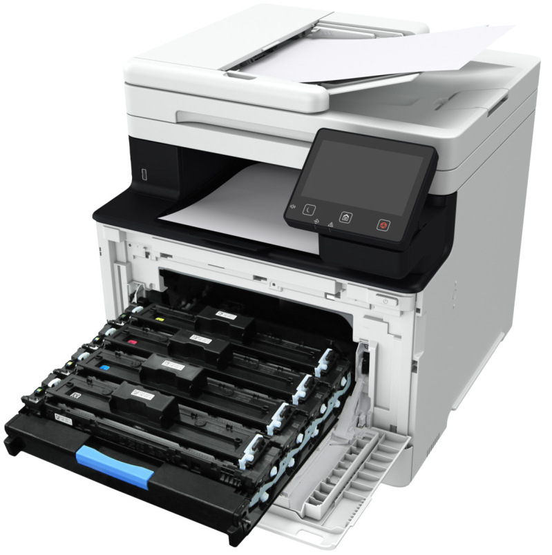 Tiskárna multifunkční Canon i-SENSYS MF752Cdw II bílá Tiskárna multifunkční Canon i-SENSYS v detailu s cartrige