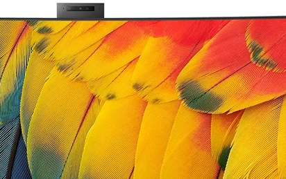 Monitor Philips 40B1U6903CH/00 černý Detail horní části monitoru Philips s vysunutou webkamerou připravenou pro videokonference