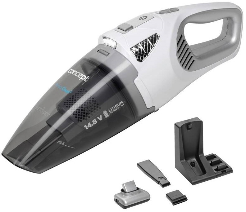 Akumulátorový vysavač Concept VP4370 šedý/bílý