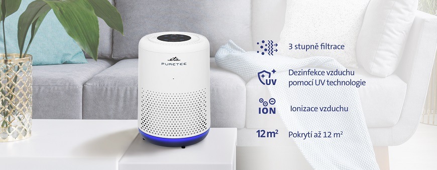 Čistička vzduchu ETA Puretee 0569 90000 bílá Čistička vzduchu ETA Puretee 0569 90000 bílá