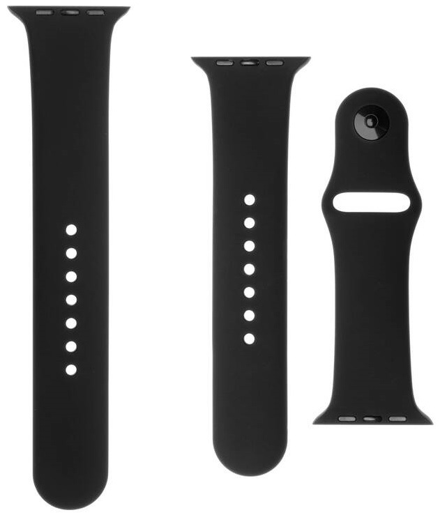 Řemínek FIXED Silicone Strap na Apple Watch 38/40/41 mm černý Řemínek FIXED Silicone Strap na Apple Watch 38/40/41 mm černý