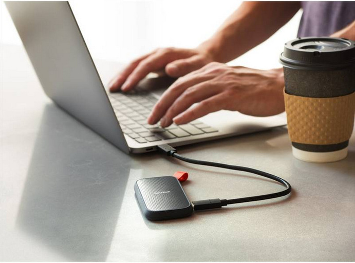 SSD externí SANDISK Portable 1TB černý SanDisk Portable 1TB (SDSSDE30-1T00-G26) černý