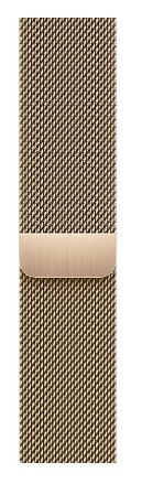 Řemínek Apple 45mm zlatý milánský tah