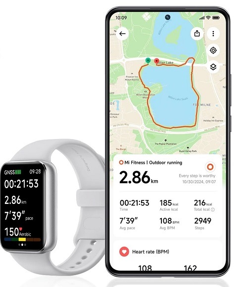 Fitness náramek Xiaomi Smart Band 9 Pro stříbrný Fitness náramek Xiaomi Smart Band 9 Pro stříbrný