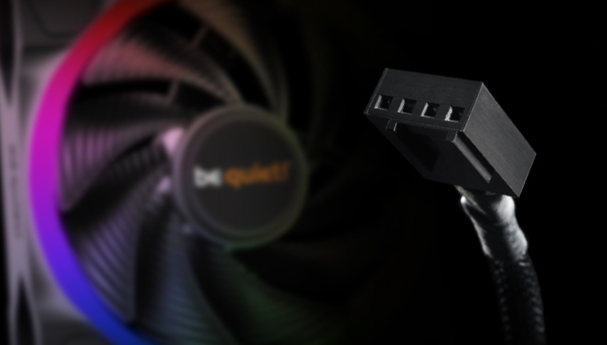 Ventilátor be quiet! Light Wings PWM high-speed 140mm (3 ks) bílý