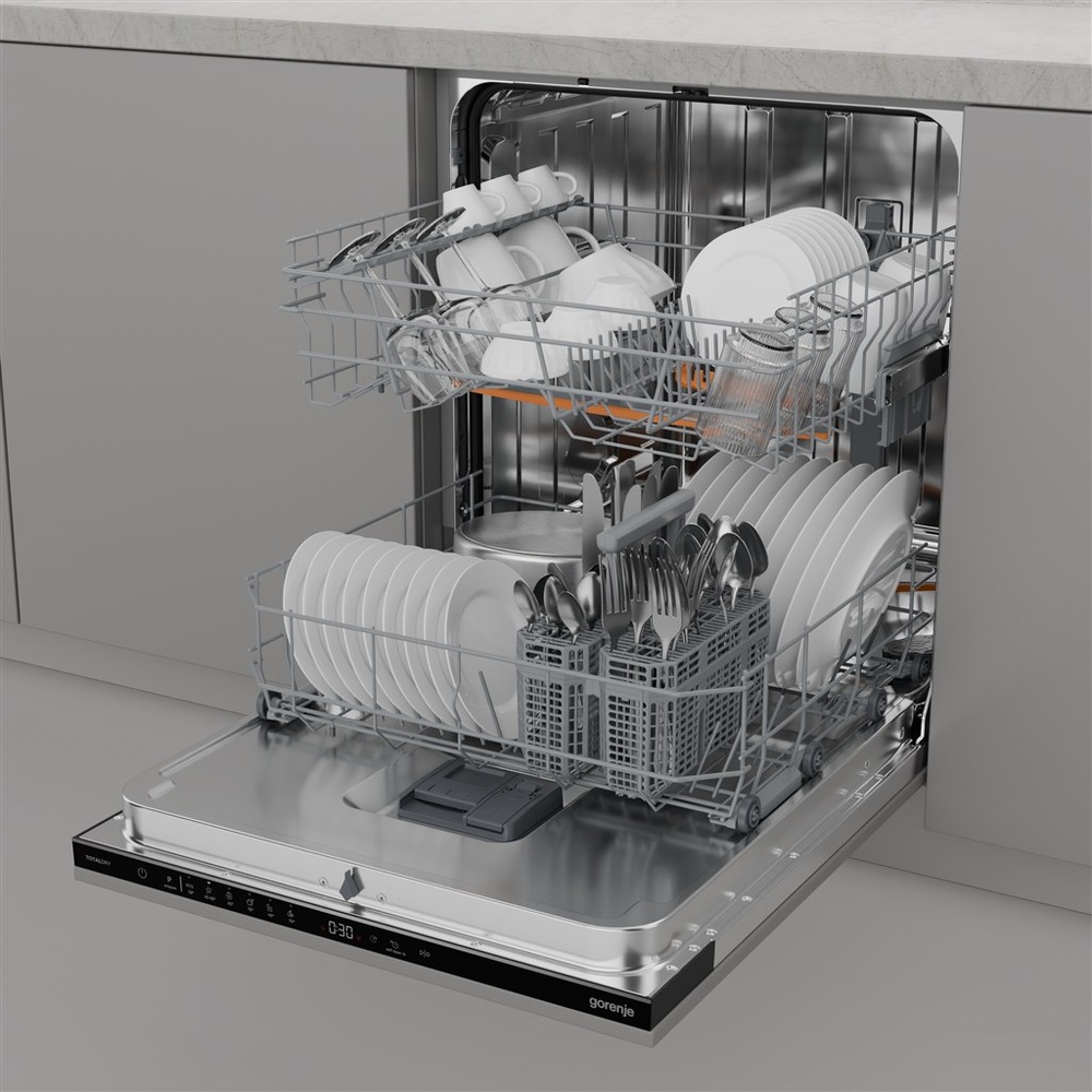 Myčka nádobí Gorenje G400 GV642A65 Myčka nádobí Gorenje GV642A65 plně naložené koše