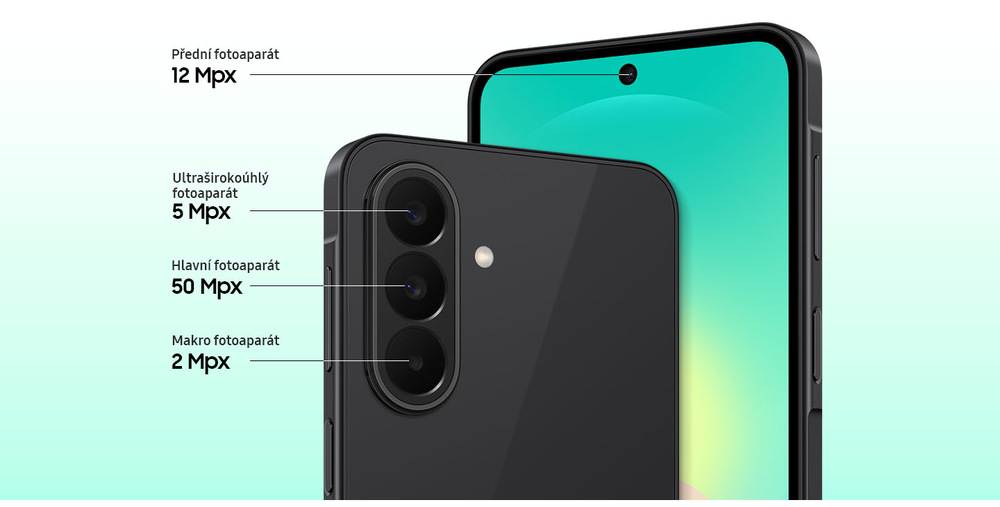 Samsung Galaxy A27 nadchne 50Mpx hlavním fotoaparátem