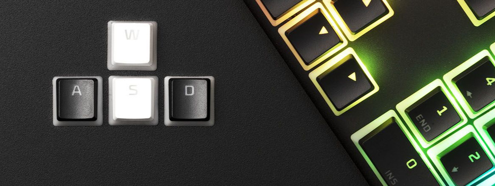 Klávesy HyperX Pudding Keycaps Full Key Set, PBT, US černé