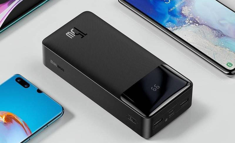 Powerbanka Baseus Bipow 30000mAh 15W černá