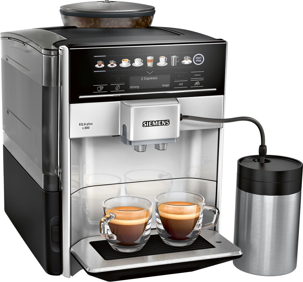 Automatický kávovar Siemens EQ.6 plus TE653M11RW stříbrný