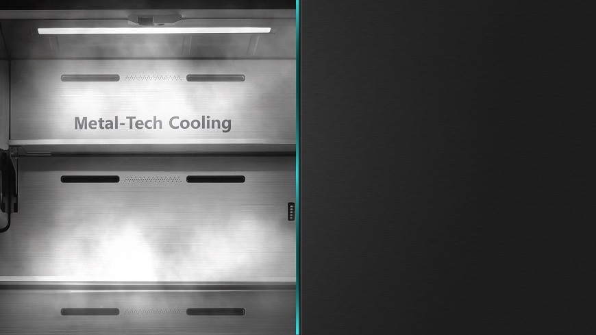 Americká chladnička Hisense RQ760N4IFE, černá, Multiflow 360
