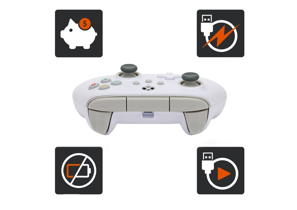 Gamepad PowerA Wired - Xbox Series X|S bílý Gamepad PowerA Wired - Xbox Series X|S bílý