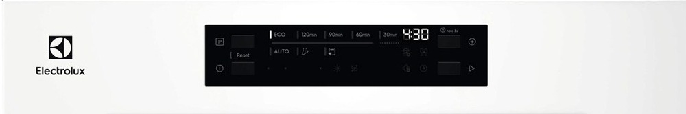Myčka nádobí Electrolux Série 600 E62SD200SW bílá Ovládací panel myčky Electrolux E62SD200SW série 600