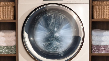 Pračka se sušičkou Haier HWD100-B14979-S bílá Dual Spray