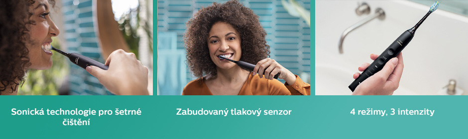Zubní kartáček Philips Sonicare 9000 DiamondClean HX9911/09 černý Zubní kartáček Philips Sonicare 9000 DiamondClean HX9911/09 černý