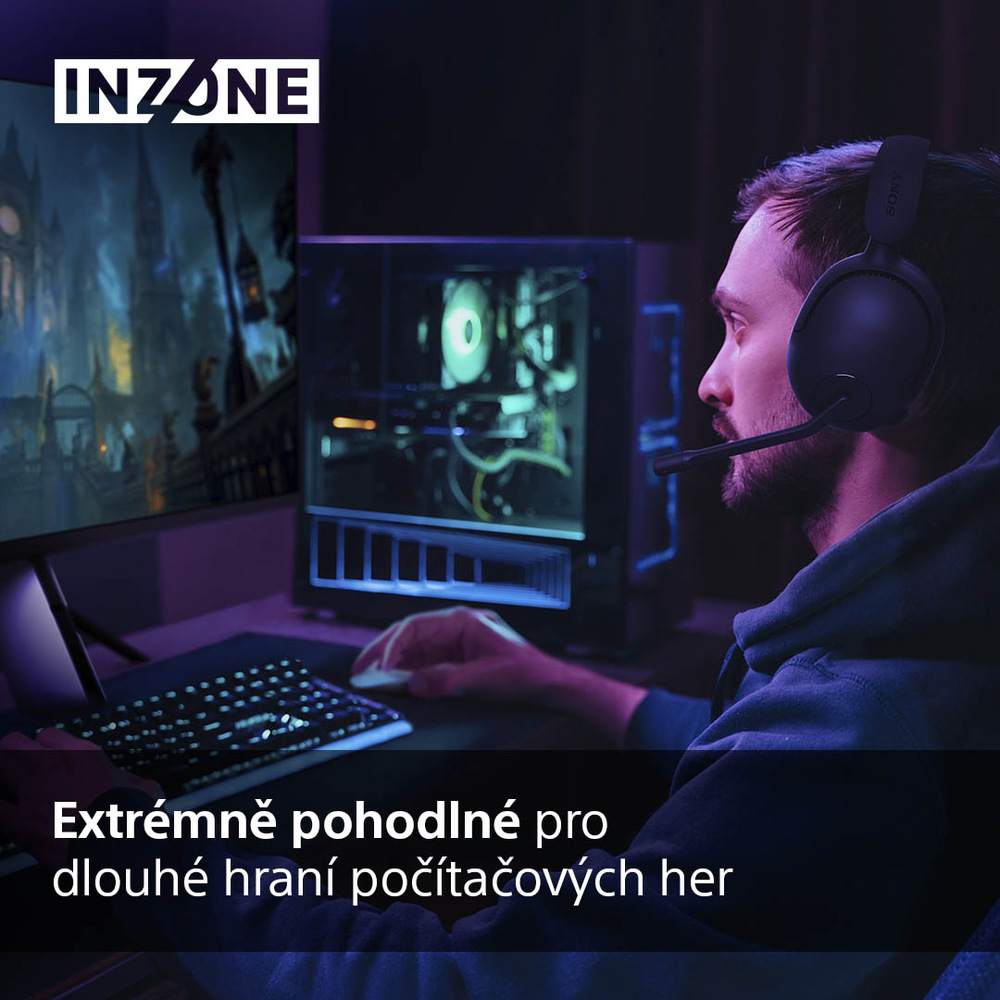 Headset Sony Inzone H5 černý Sony Inzone H5, černá