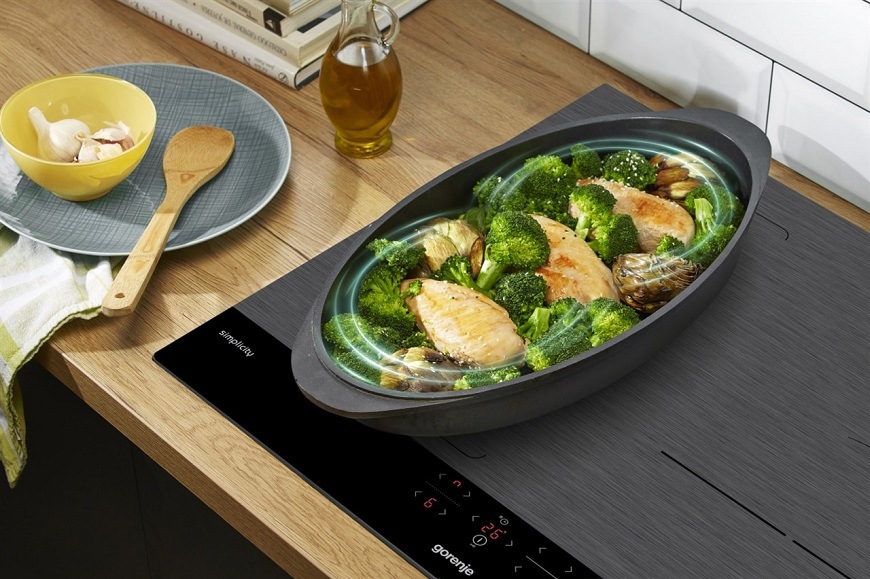 Indukční varná deska Gorenje GI6421SYB černá Indukční varná deska Gorenje GI6421SYB, černá, BridgeZone
