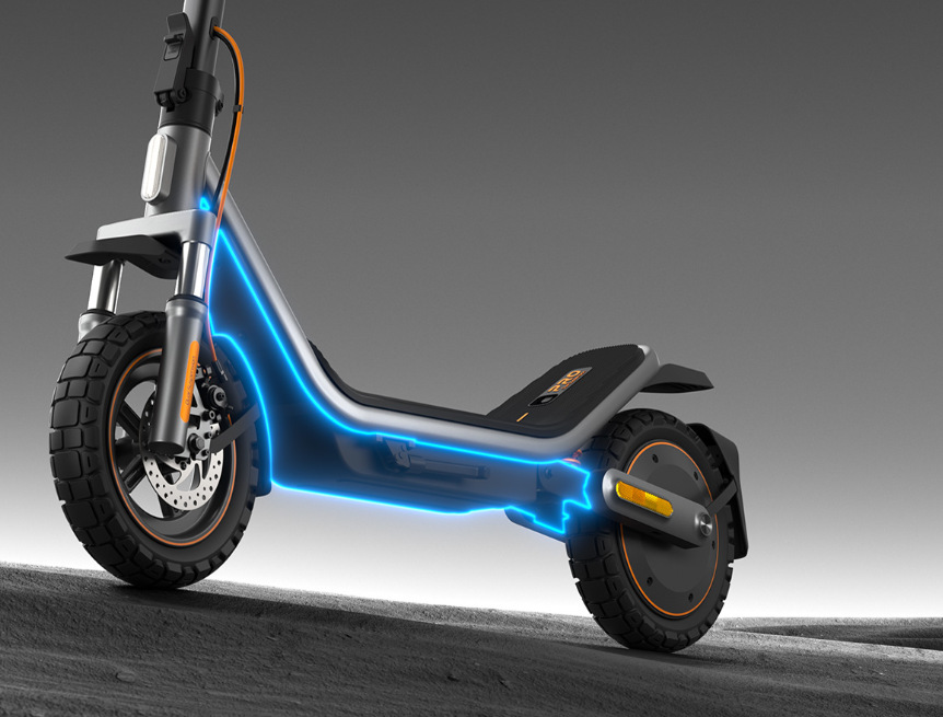 Elektrická koloběžka Xiaomi Scooter 6 Pro černá/šedá Xiaomi Electric Scooter 6 Pro má i terénní podvozek