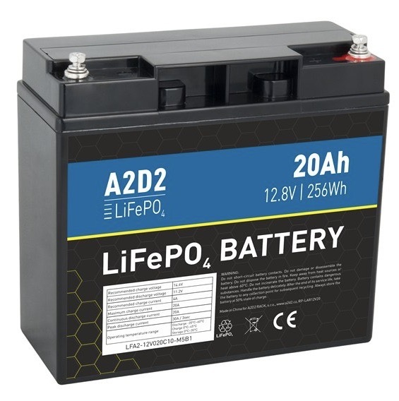Akumulátor Avacom s kapacitou 20 000 mAh, technologie LiFePO4