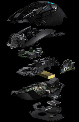 Myš Logitech G502 Lightspeed Wireless černá
