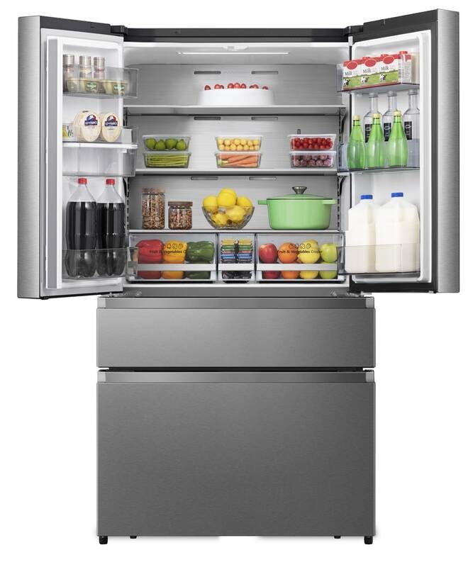 Americká lednice Hisense RF749N4WIF nerez