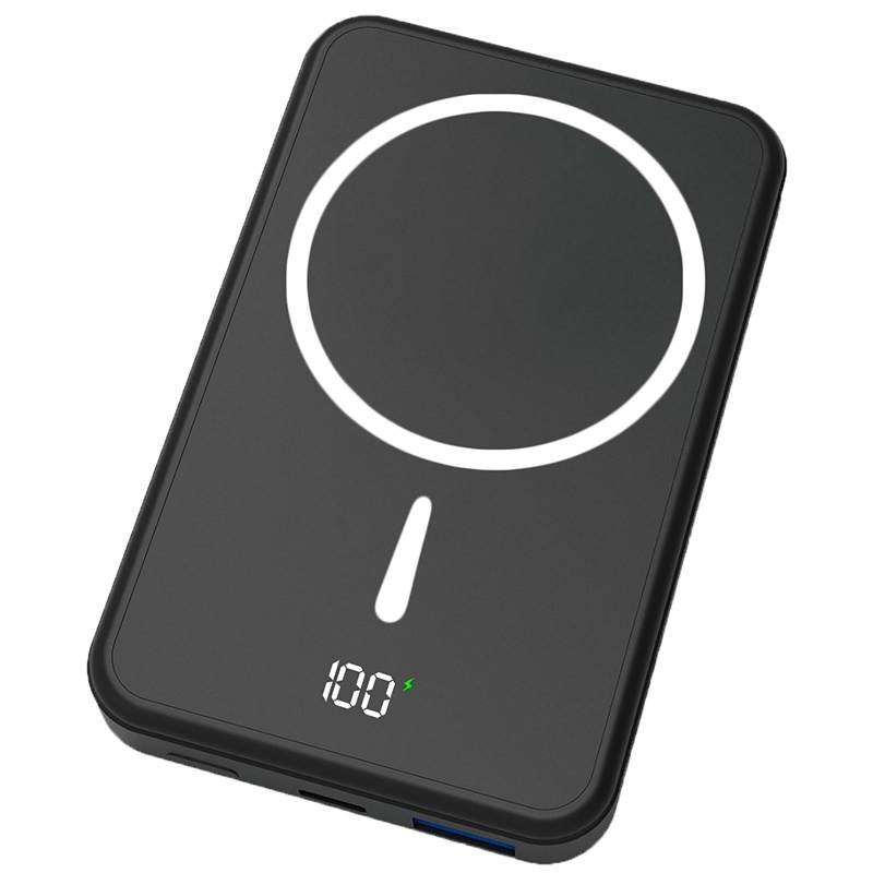 Powerbanka WG 10000 mAh, Wireless, 15W černá