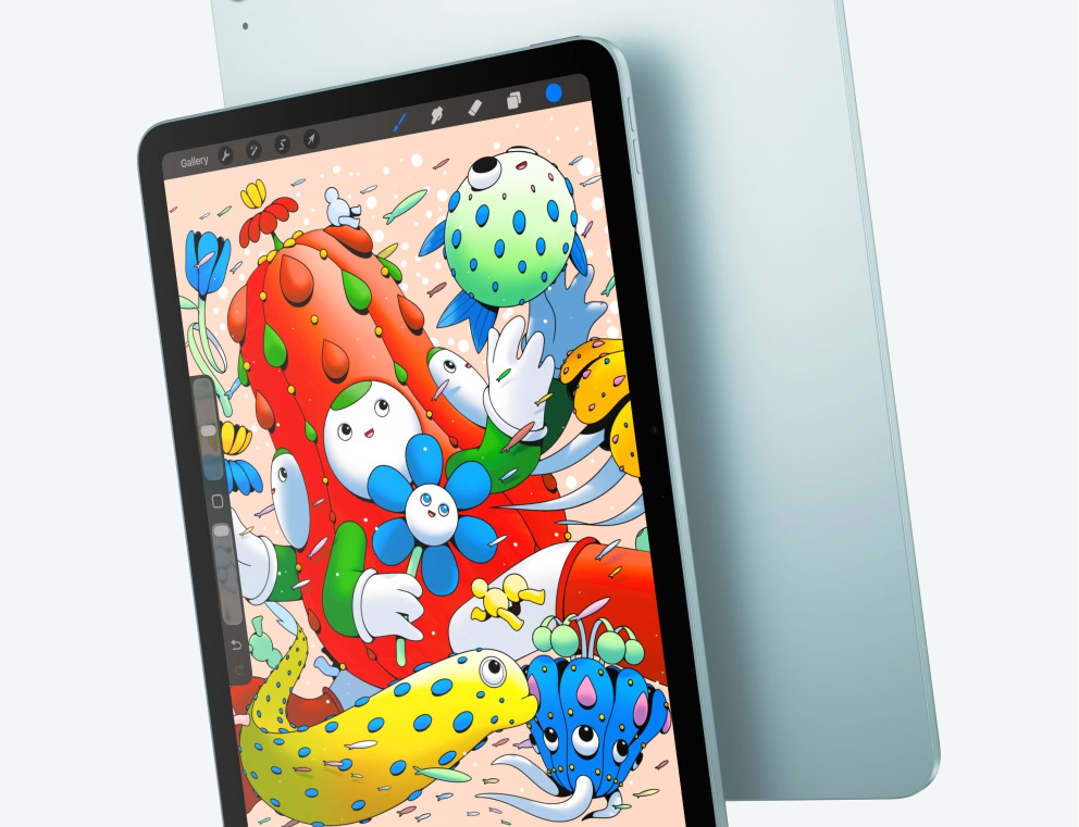 Dotykový tablet Apple iPad Air 13" M4 Wi-Fi 128 GB - vesmírně šedý Apple iPad Air má nádherný Liquid Retina displej