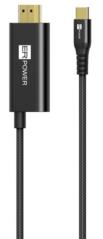 Video kabel ER Power s délkou 2 metry, černá barva