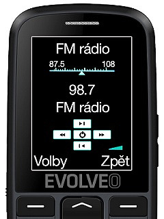 Mobilní telefon Evolveo EasyPhone EG pro seniory červený