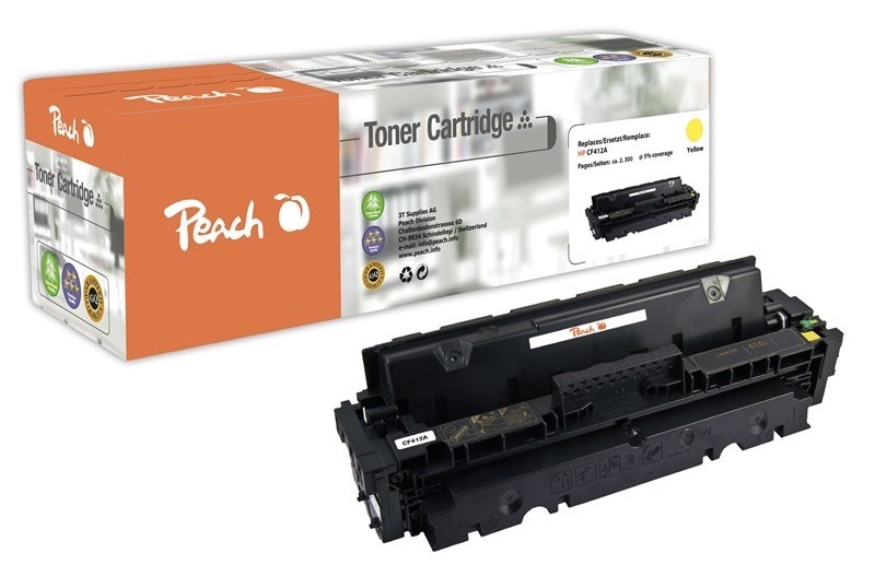 Toner Peach HP 410A, 2300 stran žlutý