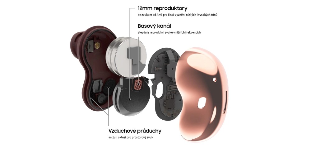 Sluchátka Samsung Galaxy Buds Live bílá