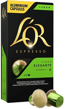 Kapsle pro espressa L’OR Lungo Elegante (10 ks)