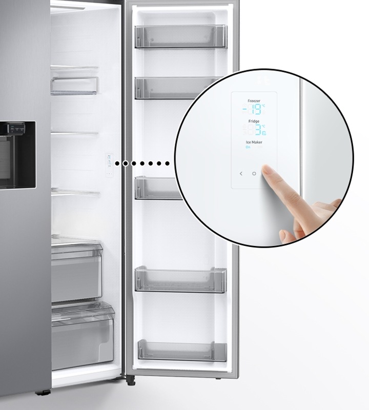 Americká lednice Samsung RS68A8842SL/EF stříbrná
