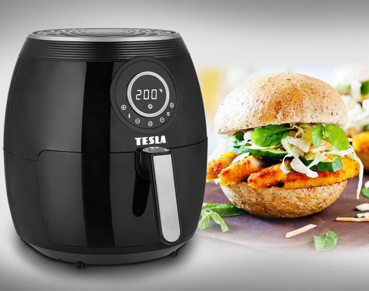 Fritéza horkovzdušná Tesla AirCook Q50 XL, černá barva Fritéza horkovzdušná Tesla AirCook Q50 XL, černá barva