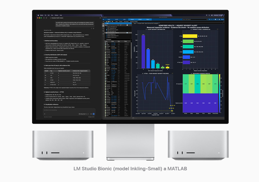 Apple Mac Studio je připraven na lokální AI