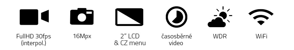 Outdoorová kamera Niceboy VEGA X Lite černá