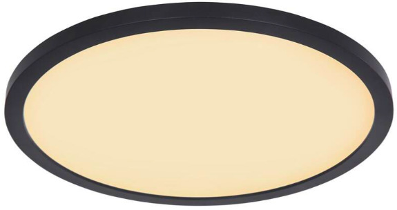 Stropní svítidlo GLOBO Sapana, kulaté, 29,4 cm, 18W černé