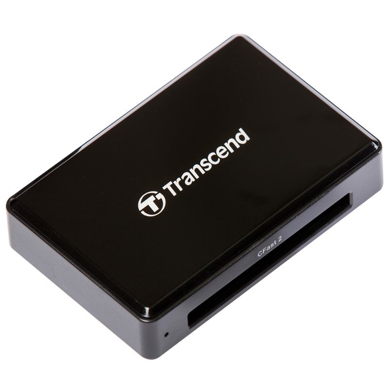 Čtečka paměťových karet Transcend RDF2, USB-A/CompactFlash černá
