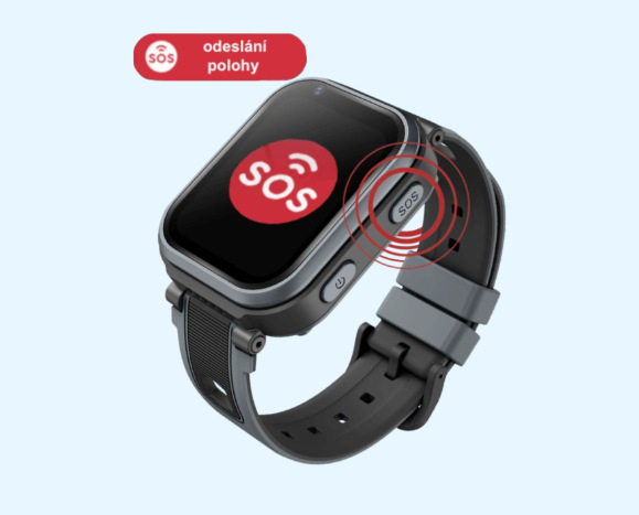 Chytré hodinky Carneo GuardKid+ 4G Ultra modré