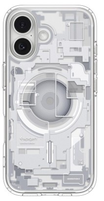 Kryt na mobil Spigen Ultra Hybrid MagSafe Zero One na Apple iPhone 17 v bílo-průhledné barvě