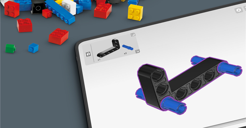 Aplikace LEGO Builder usnadní stavění díky 3D návodu, přibližování modelu a sledování postupu krok za krokem.