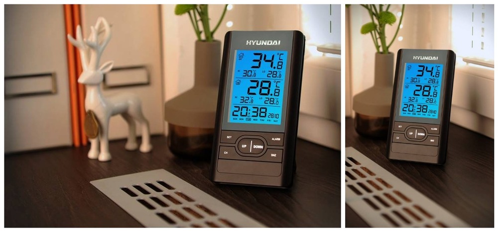 Meteorologická stanice Hyundai WS 1070 černá