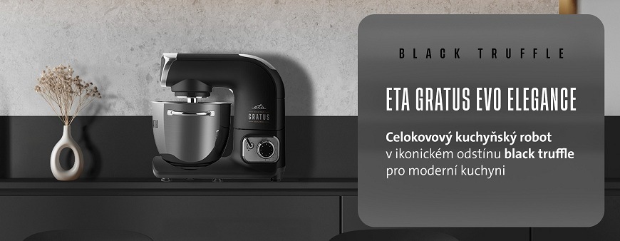 Kuchyňský robot ETA Gratus EVO Elegance, černá