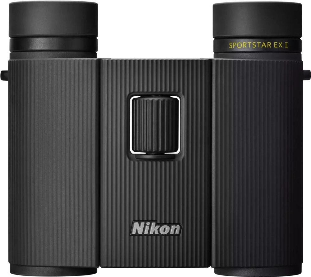 Dalekohled Nikon Sportstar EX II 8×25 černý Pohled shora na dalekohled Nikon Sportstar EX II 8×25 s centrálním ostřením