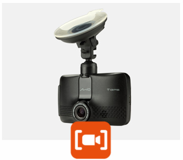 Autokamera Mio MiVue 733 WIFI GPS (s parkovacím režimem) černá