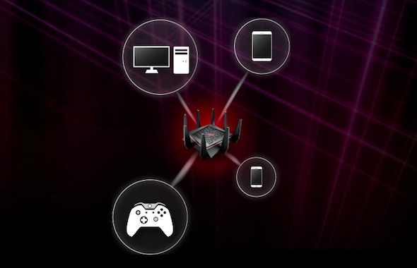 Router Asus ROG Rapture GT-AC5300 - AC5300 černý Router Asus ROG Rapture GT-AC5300 - AC5300 černý