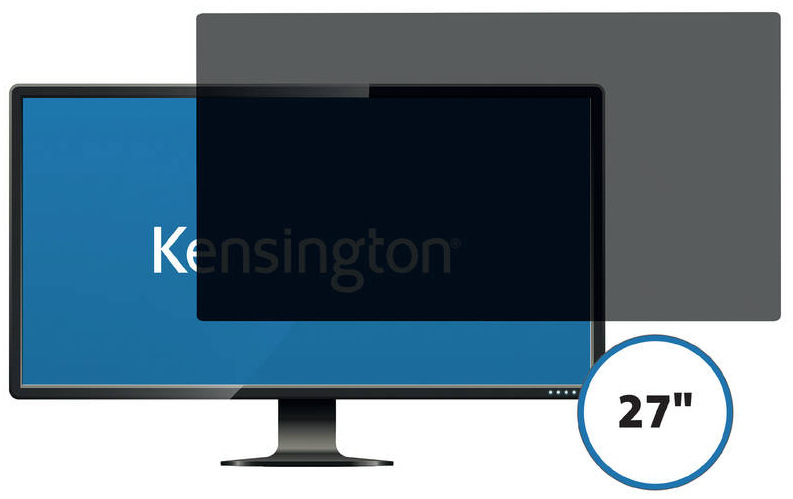 Privátní filtr KENSINGTON pro monitor 27" Wide (16:9), dvousměrný, odnímatelný KGN626491