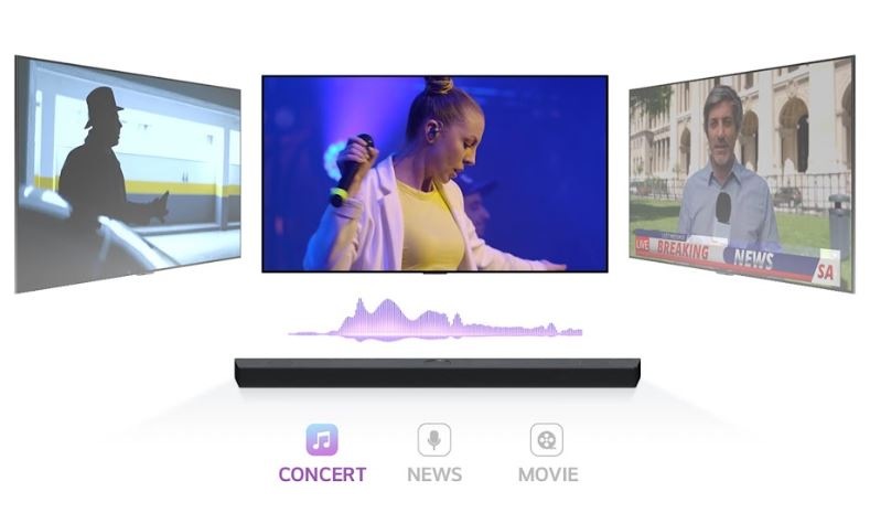 Soundbar LG S40T černý LGGS40T ai sound pro